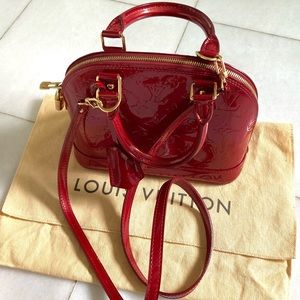Authentic Louis Vuitton Alma BB Vernis